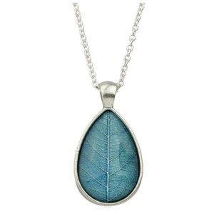 Jewelry - Blue Leaf Grain Pendant Necklace Jewelry - Blue Leaf Grain Pendant Necklace